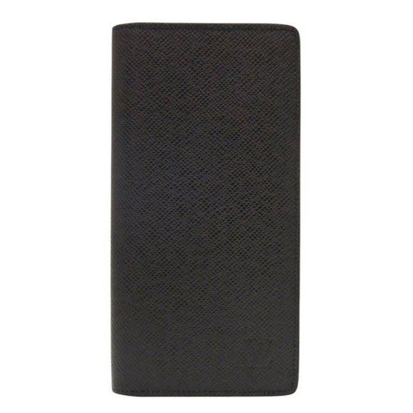 Louis Vuitton Portefeuille Plaza M30501 Taiga Noir Long Wallet 0800LOUIS VUITTON